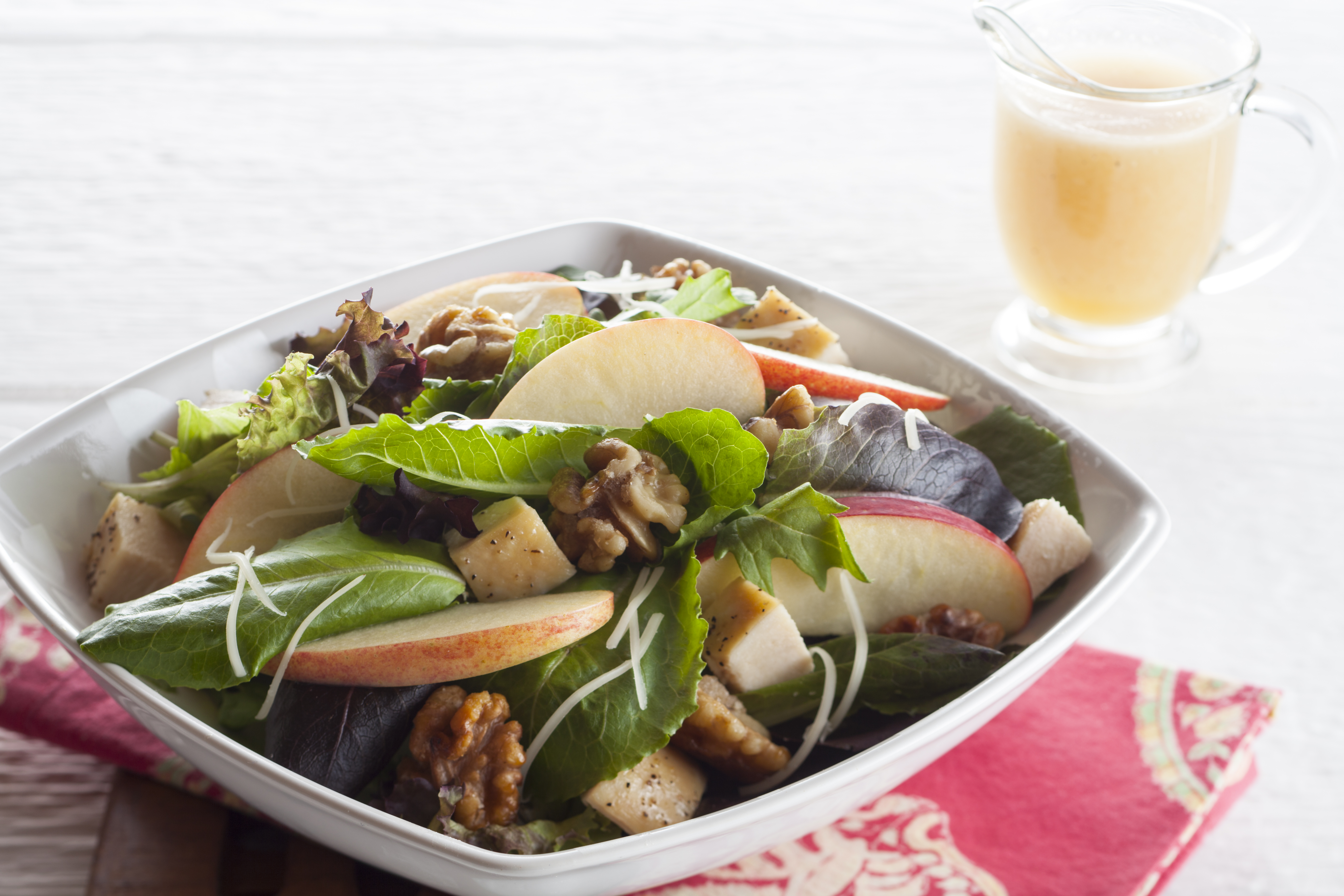 Apple Orchard Salad with Apple Cider Vinaigrette Dressing