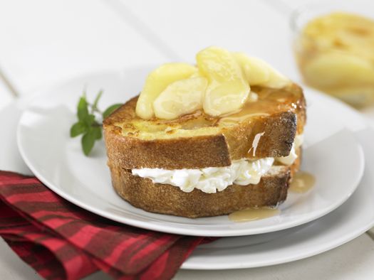 Baked Apple-Stuffed French Toast