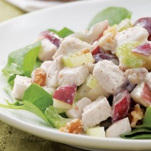 Chicken Apple Salad - a heart smart option for lunch