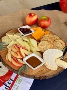 Apple and Cheese Grazing Board