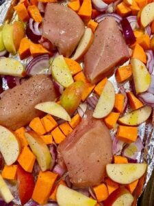 Michigan Apple and Chicken Sheet Pan Meal