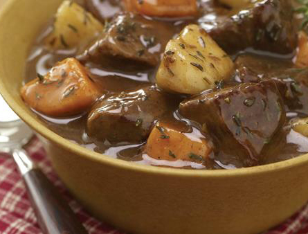Slow Cooker Spiced Beef with Apple Stew