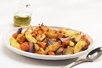 Apples Roasted with Root Vegetables