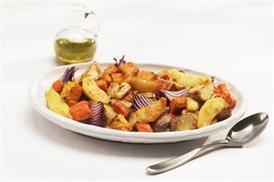 Apples Roasted with Root Vegetables
