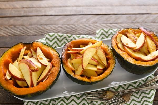 Baked Squash with Apples
