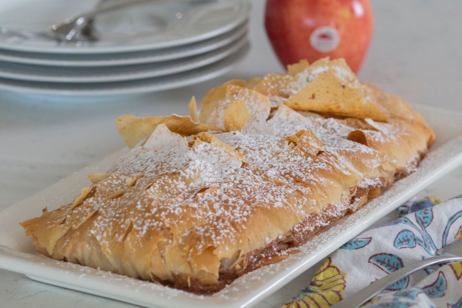 Michigan Apple Strudel