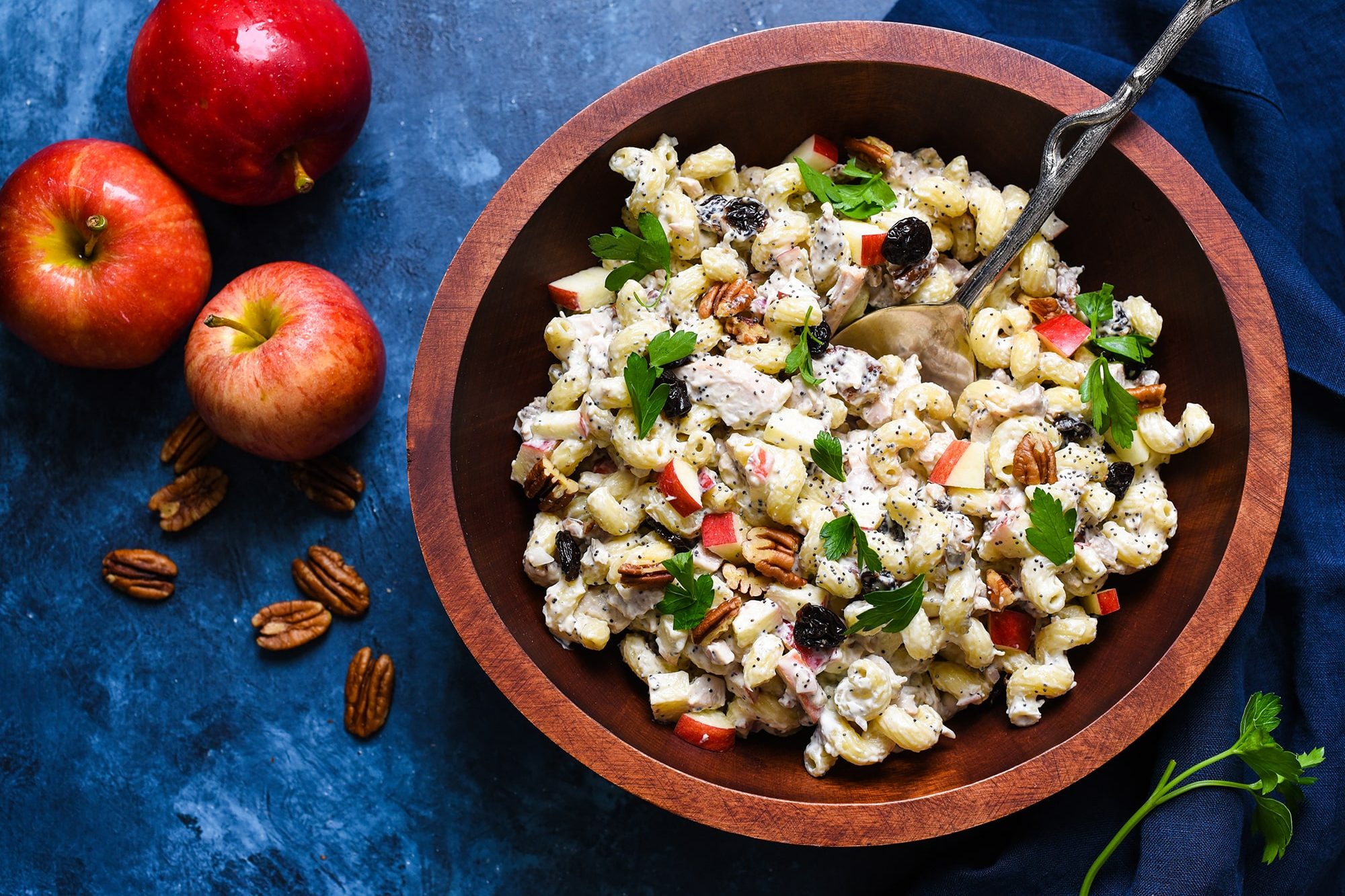 Michigan Apple Chicken Pasta Salad