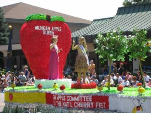 Michigan Apple Queen Attends the National Cherry Festival