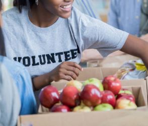 Each year, Michigan Apple growers donate fresh apples to food banks across the state.