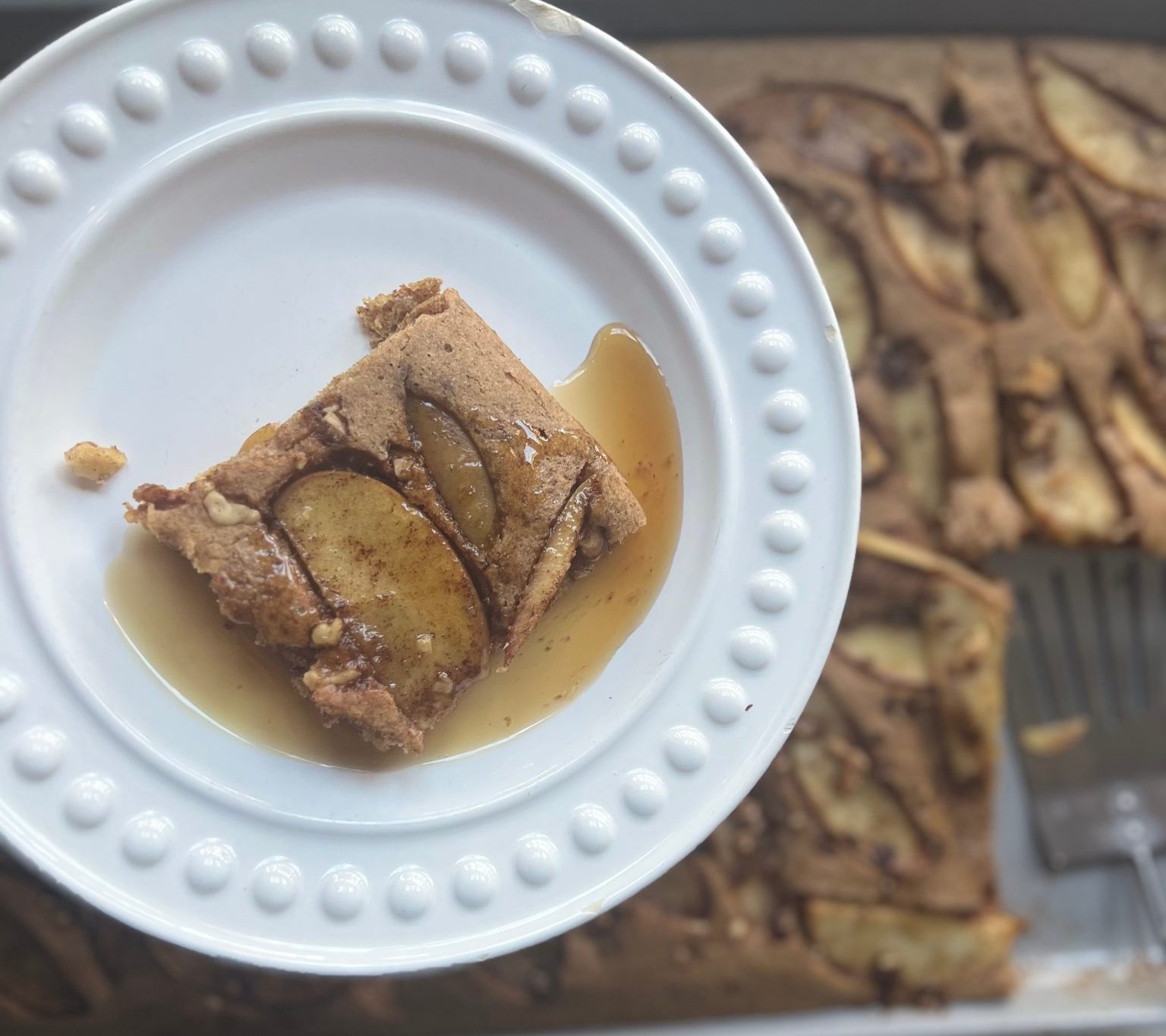 Sheet Pan Apple Spice Pancakes