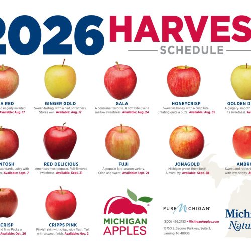 2026 Michigan Apple Harvest Schedule