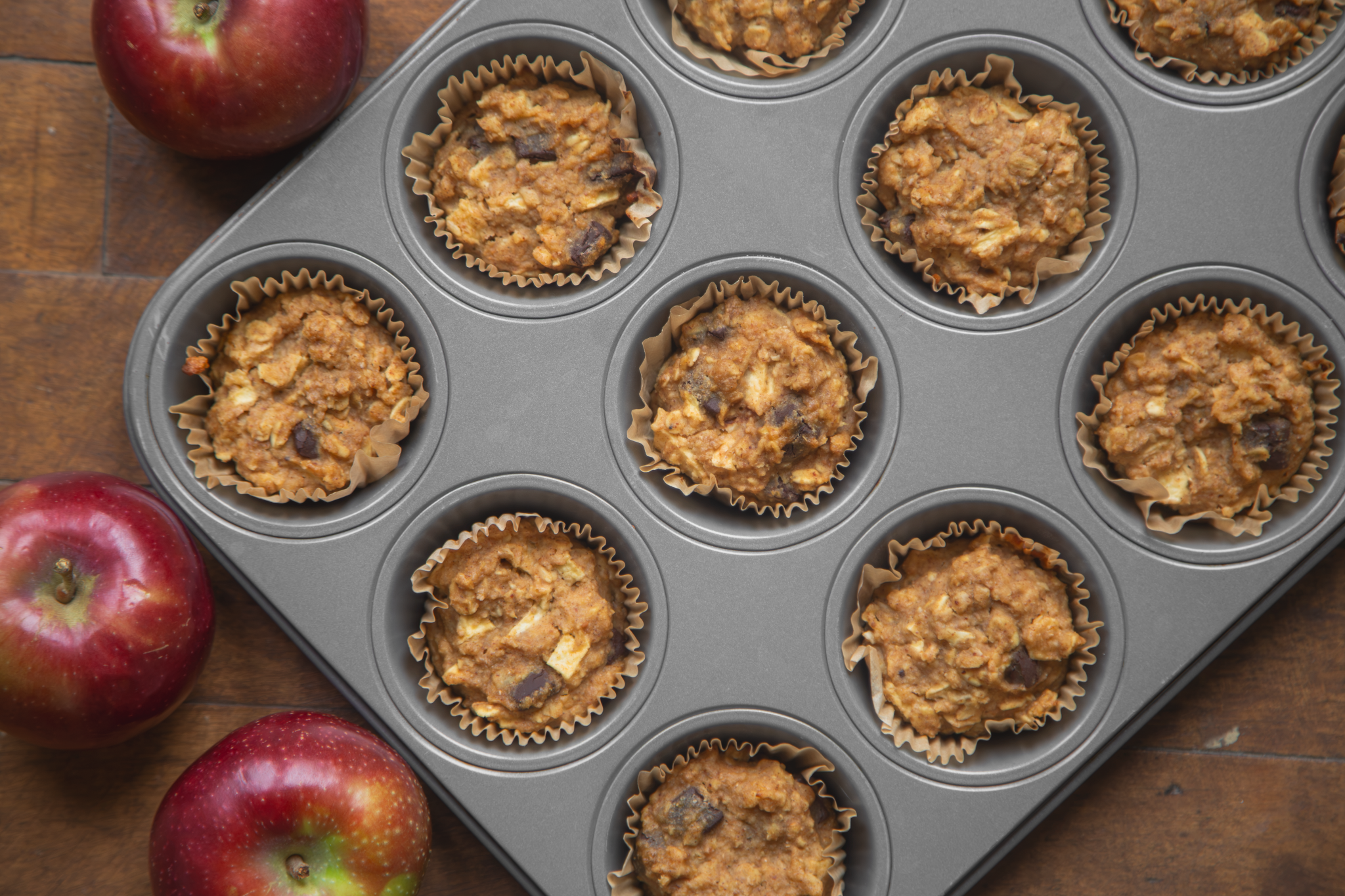 Michigan Apple Protein Muffins